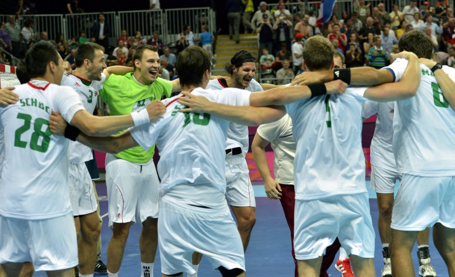 Akárcsak 2004-ben Athénban, a 2012-es londoni olimpián is negyedik lett a magyar válogatott - Fotó: MTI (archív)