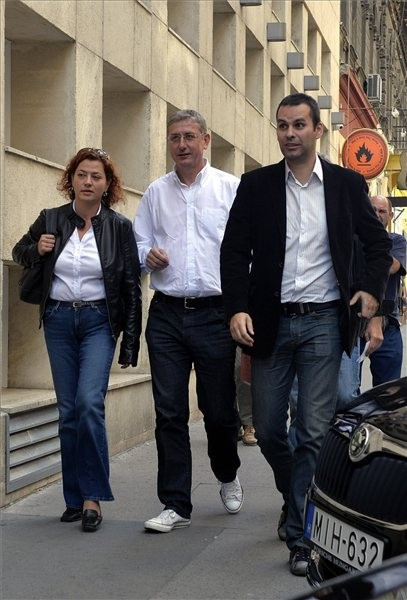 Vadai Ágnes, Gyurcsány Ferenc, Molnár Csaba (mti)