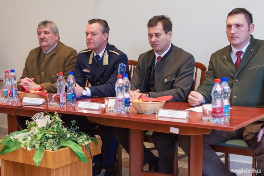 Varga László, dr Töreki Sándor, Tengerdi Győző és Simon Sándor