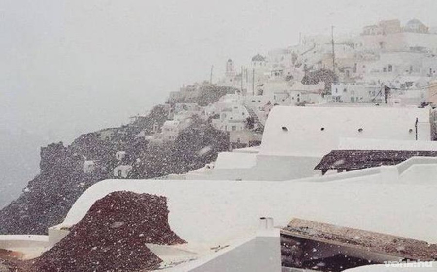 Santorini január elején