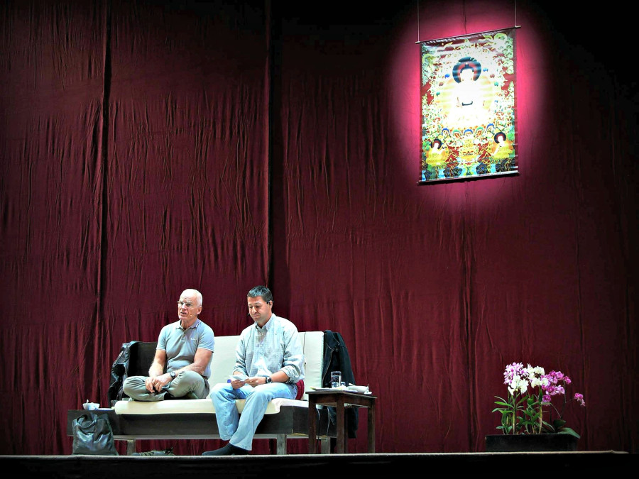 Láma Ole a Veszprém Arénában fotó: Udvarhelyi László