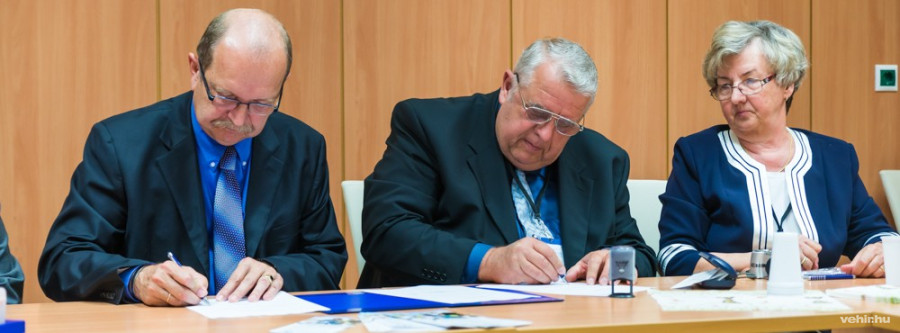 Dr.Rácz Jenő igazgató és Dr.Ruttkay M. Géza