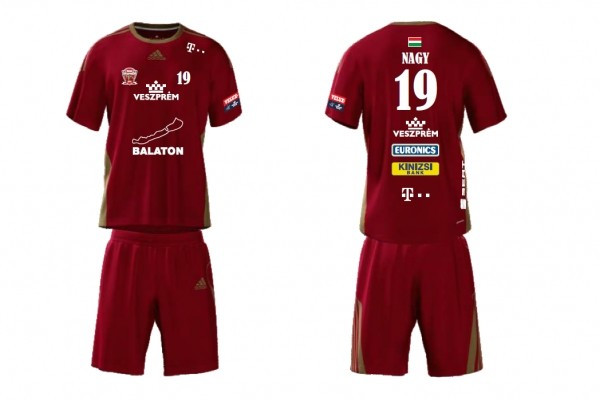 A csapat új meze (fotó: mkb-mvmveszprem.hu)