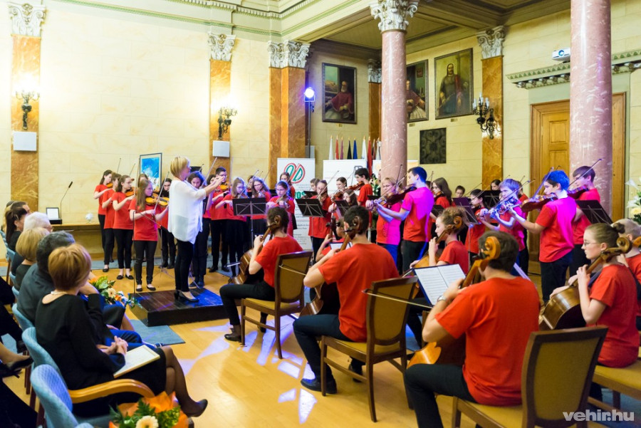 A Gárdonyi Zoltán Ifjúsági Kamarazenekar adott műsort