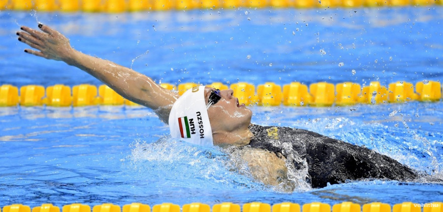 Hosszú Katinka bejutott az elődöntőbe. MTI Fotó: Illyés Tibor