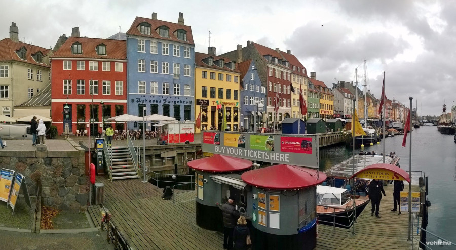 nyhavn kikötő a csodás színes házakkal