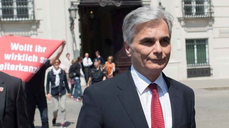 Werner Faymann. Fotó: MTI/EPA