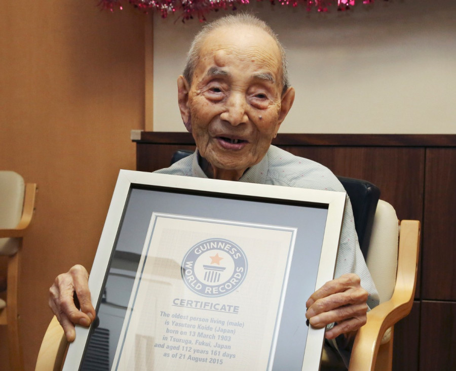 Yasutaro Koide 112 évet élt