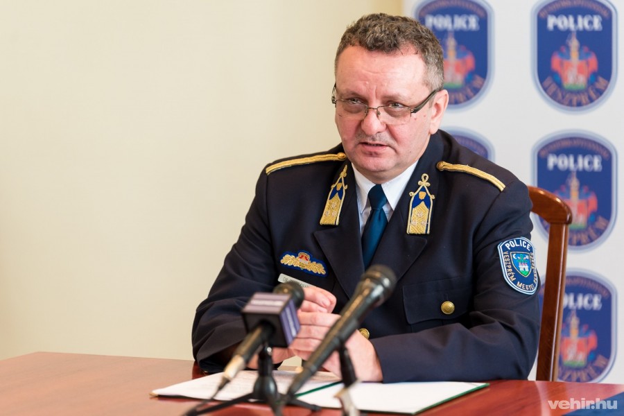 dr. Ipsits Csaba veszprémi rendőrkapitány (archív)