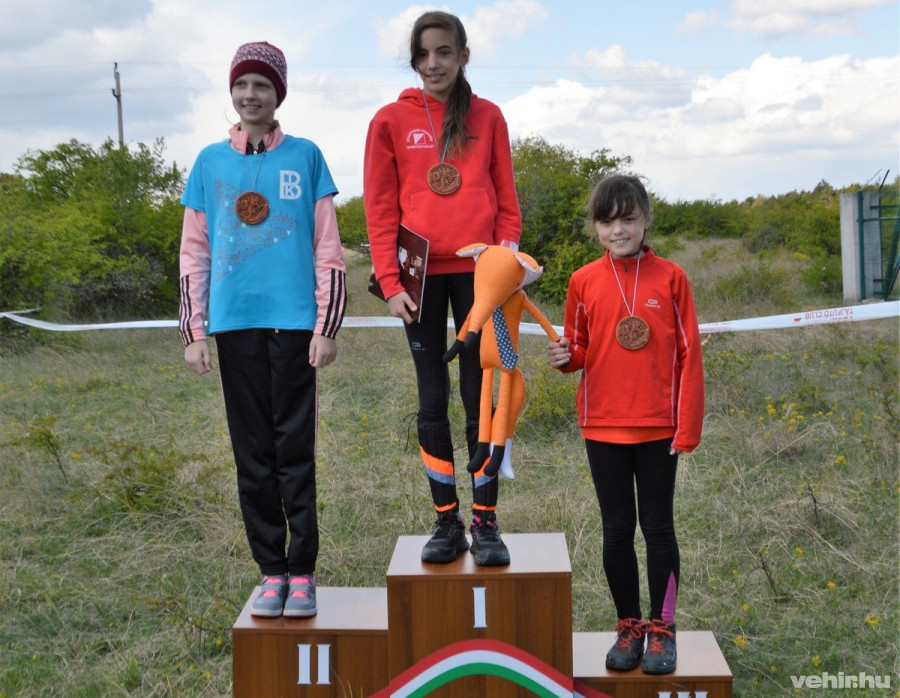 A női II. korcsoport dobogósai