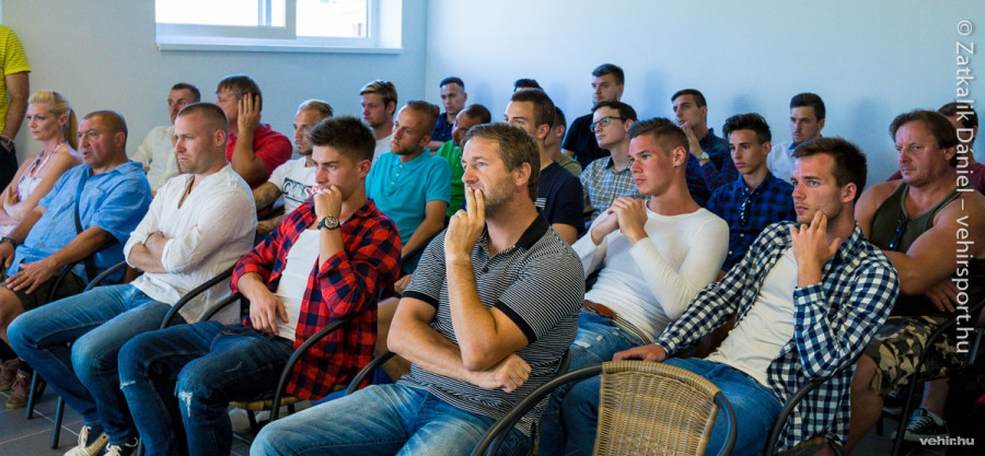 A játékosok és a szakmai stáb