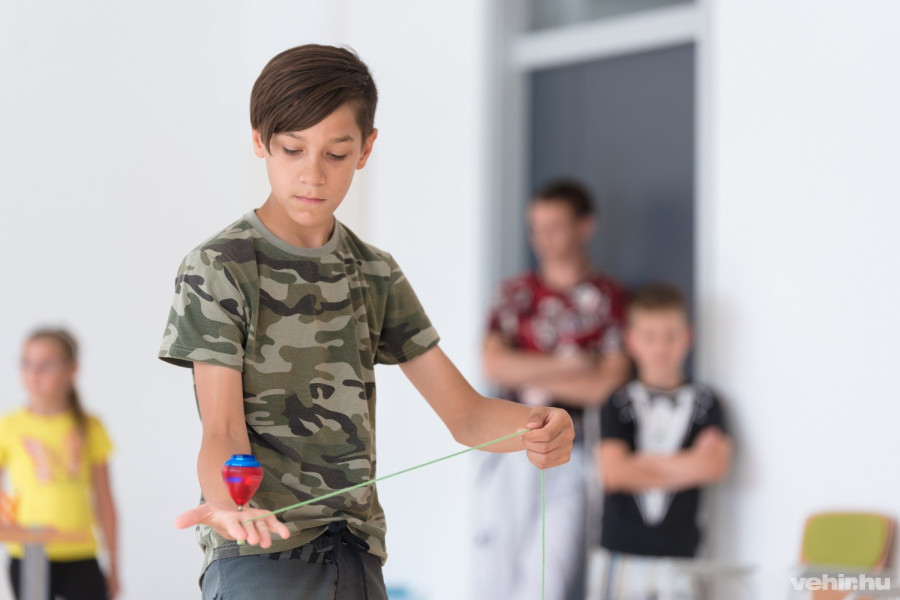 Radics Marcell, peonza bajnok