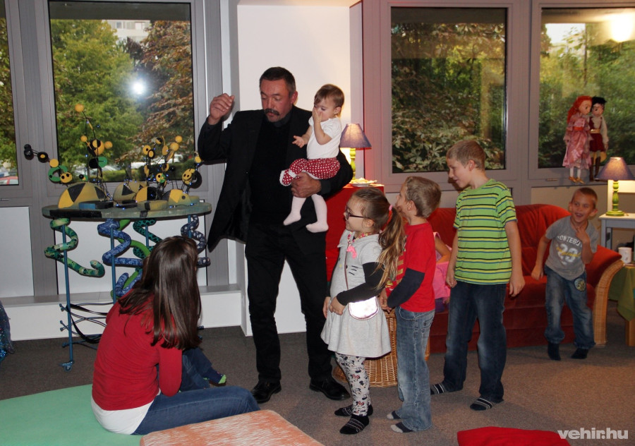 Kovács Norbert Cimbi aktívan bevonta a gyerekeket is