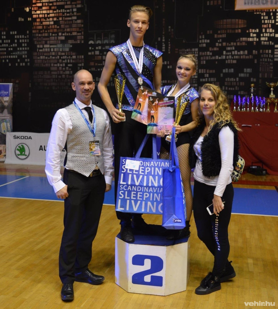 Ender Tamás és Csomai Bettina ezüstérmes lett