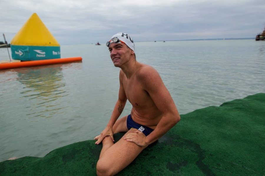 Rasovszky Kristóf betegen is teljesítette a távot - Fotó: MÚSZ Facebook