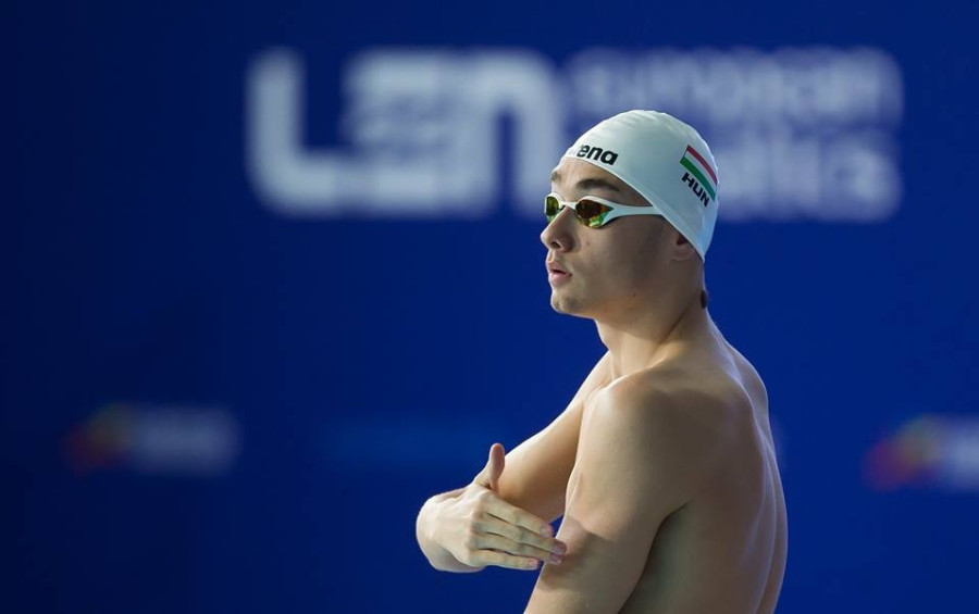 Milák Kristóf aranyérmes lett - Fotó: Magyar Úszó Szövetség Facebook