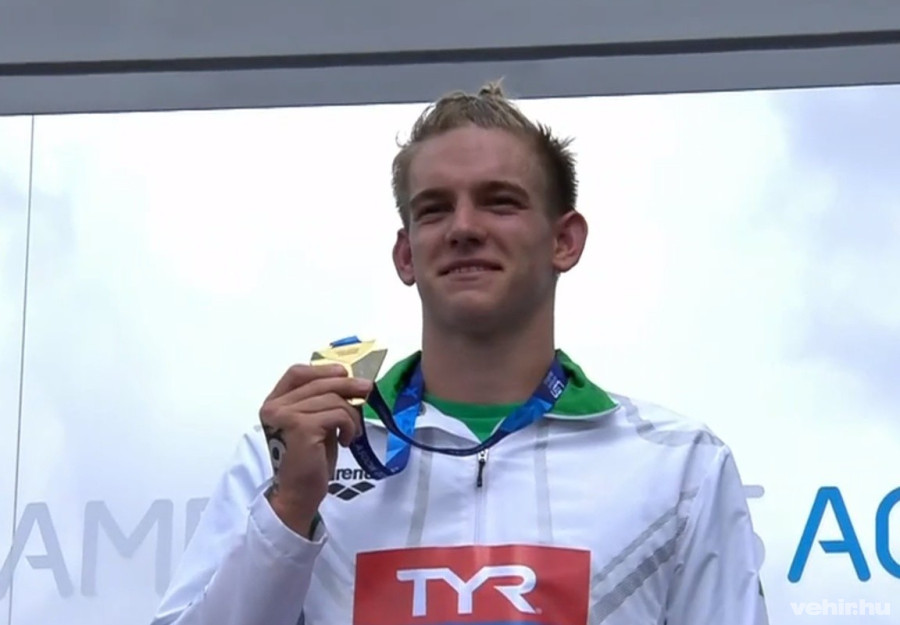 Rasovszky Kristóf, az 5 km-es nyíltvízi úszás Európa-bajnoka