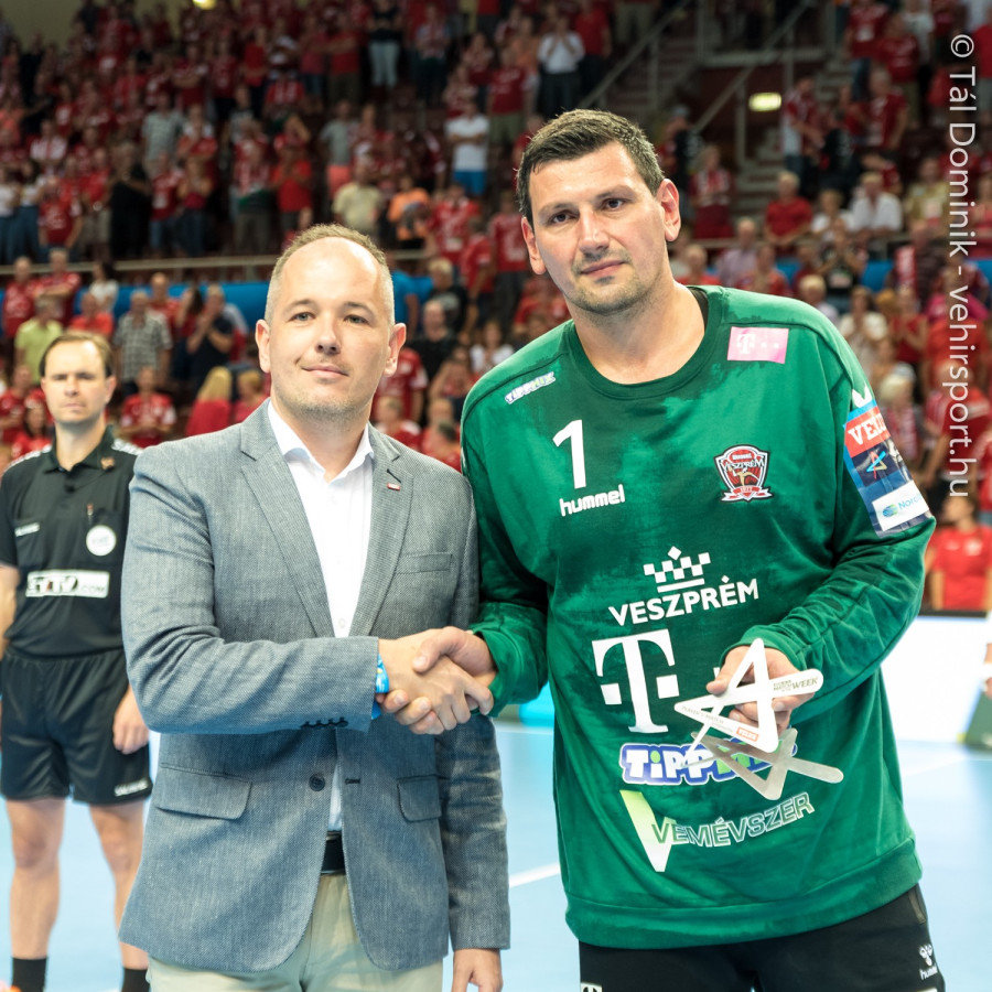 Sterbik győzelmet vár a Vardar ellen (archív fotó)