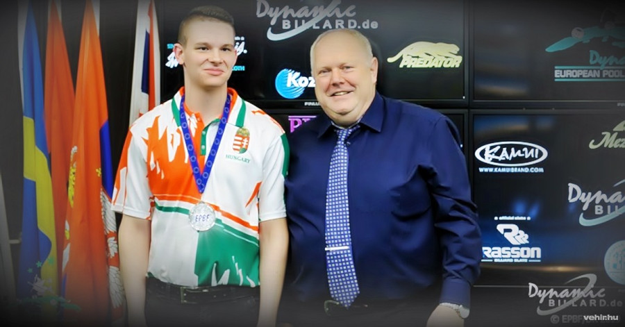 Szolnoki Olivér és Gre Lenders az EPBF elnöke (Fotó: EPBF)