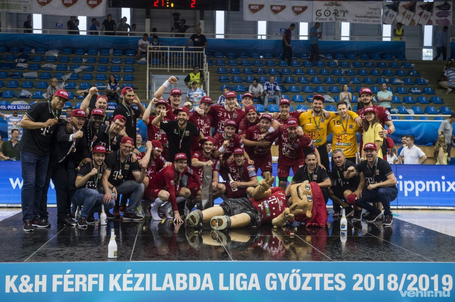 Bajnok a Veszprém! - Fotó: MTI/Ujvári Sándor