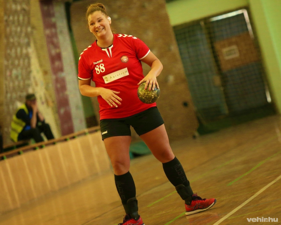 Regovics Vilhelmina háromszor volt eredményes a szombati találkozón (archív fotó)