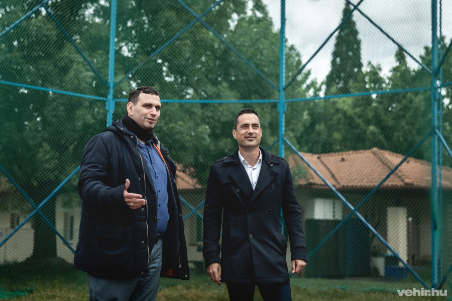 Németh Attila és Ovádi Péter a keddi bejáráson