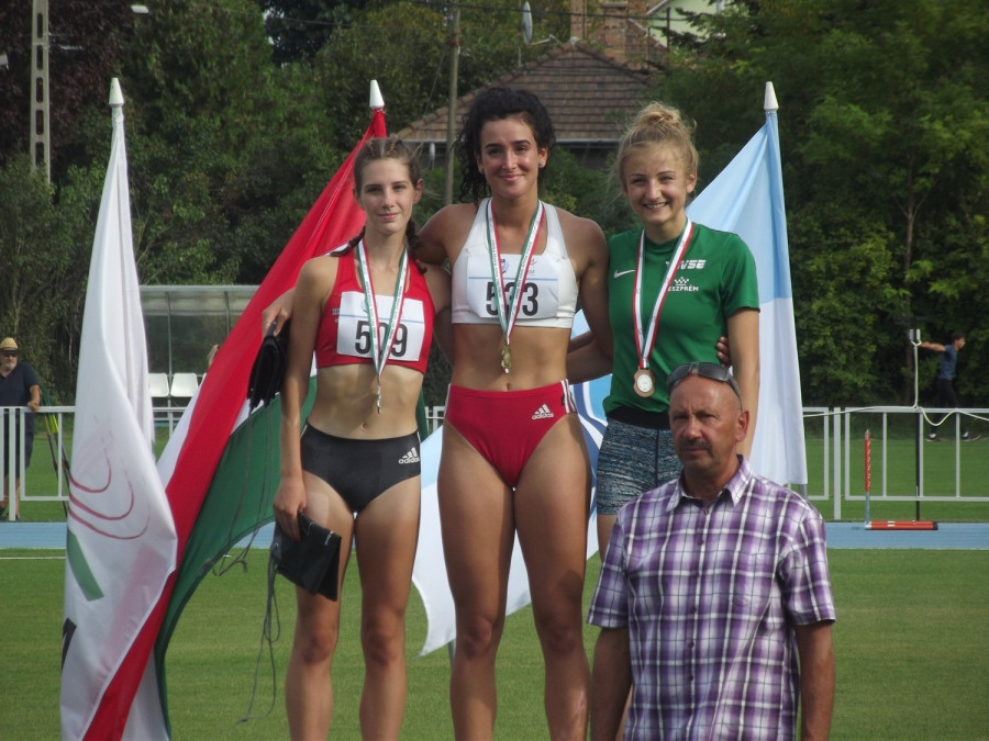 Hadnagy Zsóka láthatóan boldog volt