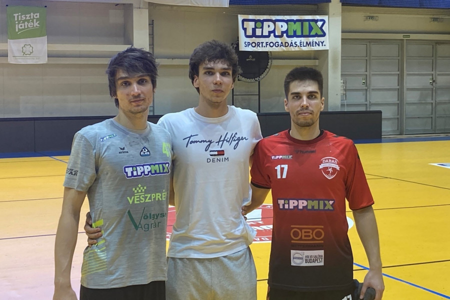 A Tóth fivérek (balról-jobbra): Márton, Dániel és Ádám