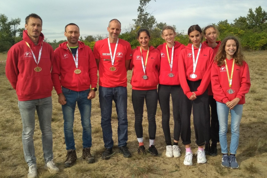 A VHSE dobogó váltócsapatai - Fotó: Németh Zsoltné