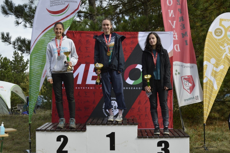 Mérő Dominika a dobogó második fokára állhatott - Fotó: Bálint Mónika