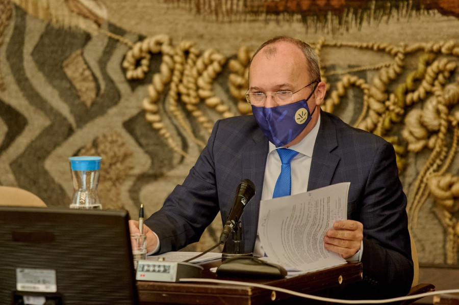 Porga Gyula az októberi közgyűlésen