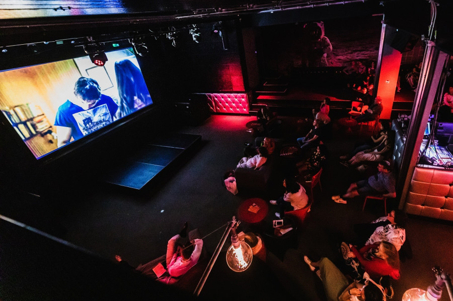 A 2020-as Filmpiknik egyik vetítése