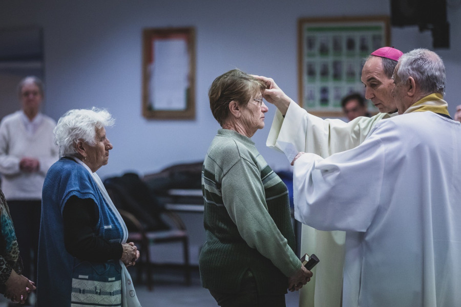 Szentmise a Csolnoky Ferenc Kórházban a betegek világnapja alkalmából 2020-ban