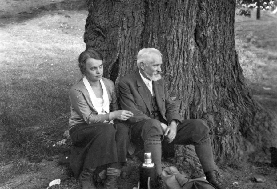 1926, Cholnoky Jenő és felesége Fink Ida (Fotó: Fortepan / Cholnoky Tamás)