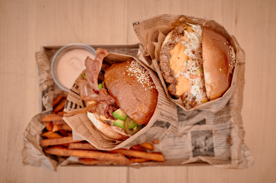 Jól fogunk lakni a Bitang Burgernél / Fotó: Domján Attila