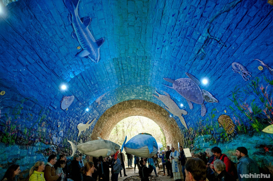 A séta elején a Kabóca Bábszínház művészei egy kis előadással is készültek