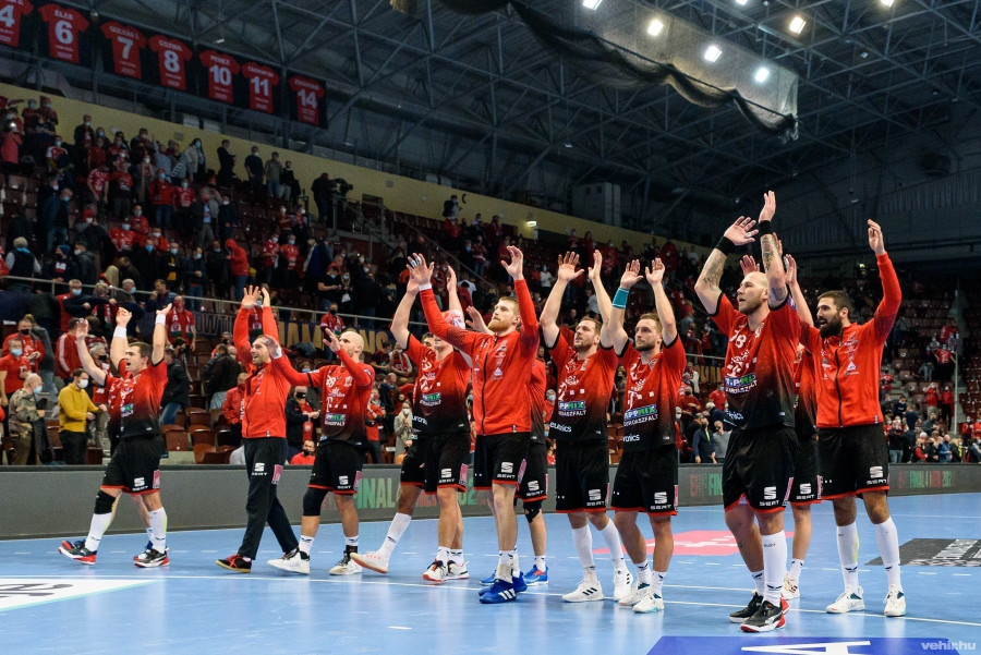 A Telekom Veszprém szurkolói ezúttal elégedettek lehetnek (archív fénykép)