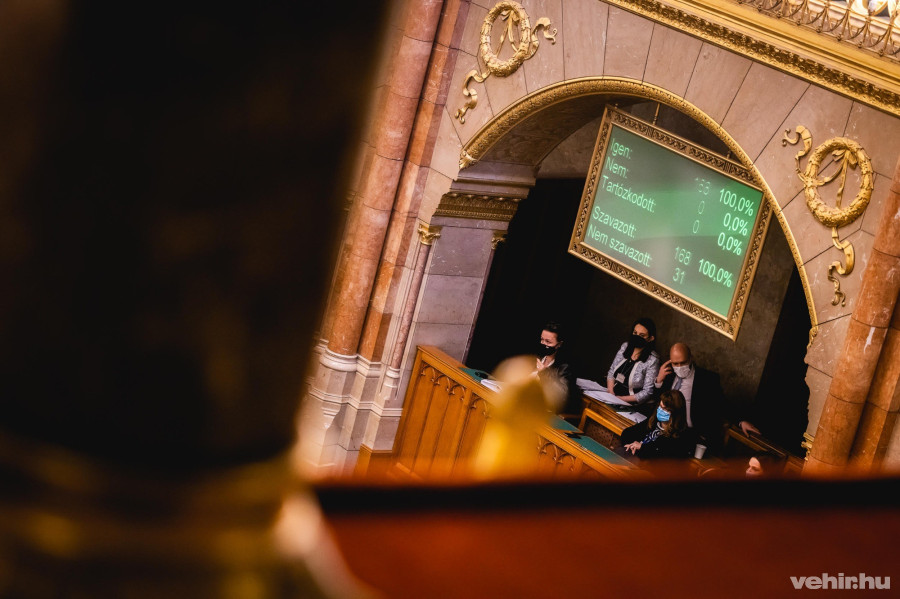 Szavazás az Országgyűlésben