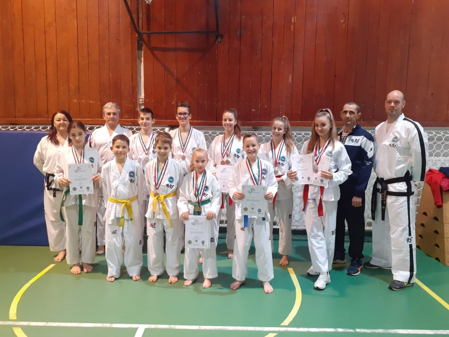 A veszprémi csapat a diákok tekvandó olimpiáján