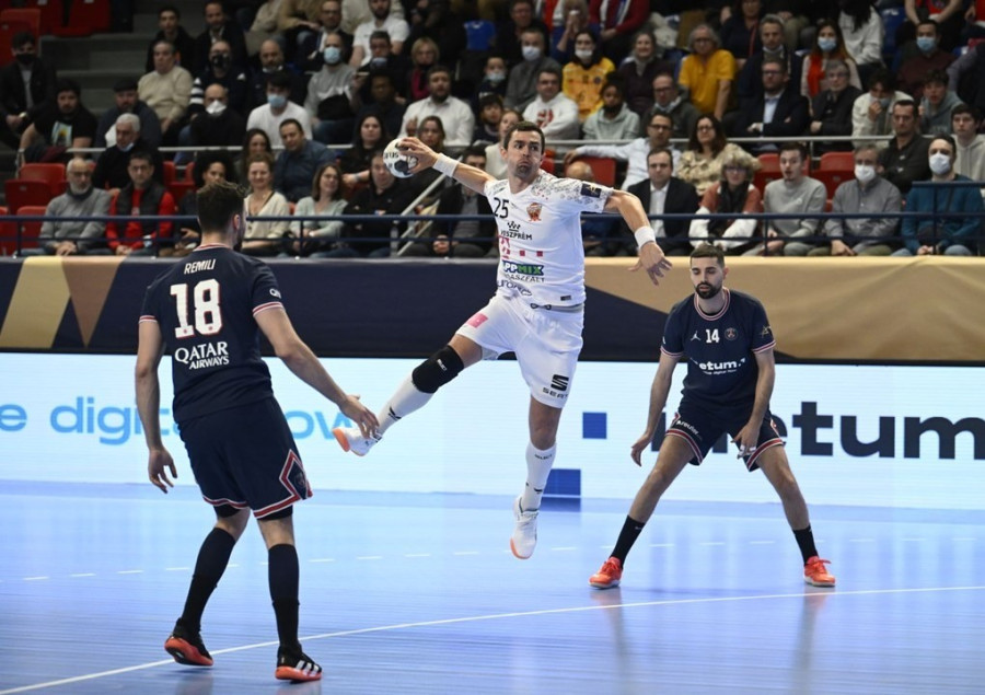 Izgalmas meccsen nyert a Veszprém (fotó: ehfcl.eurohandball.com)