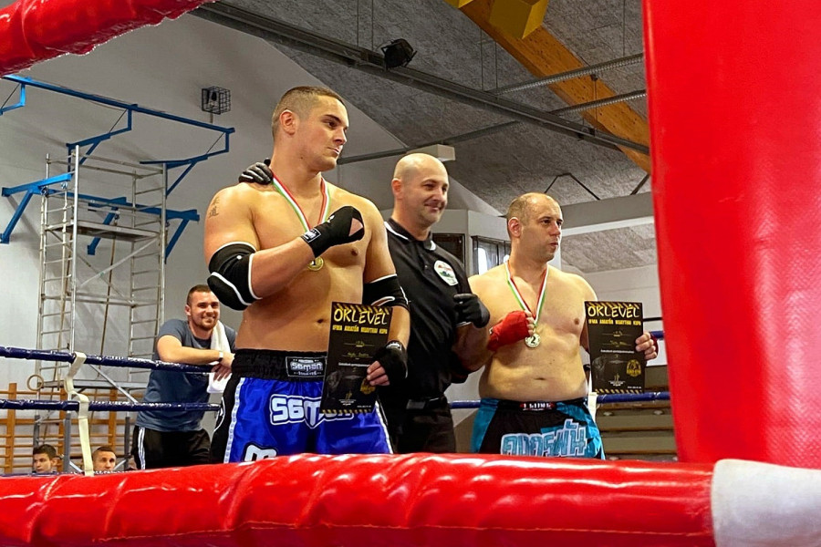 Hajdu Balázs (balra)