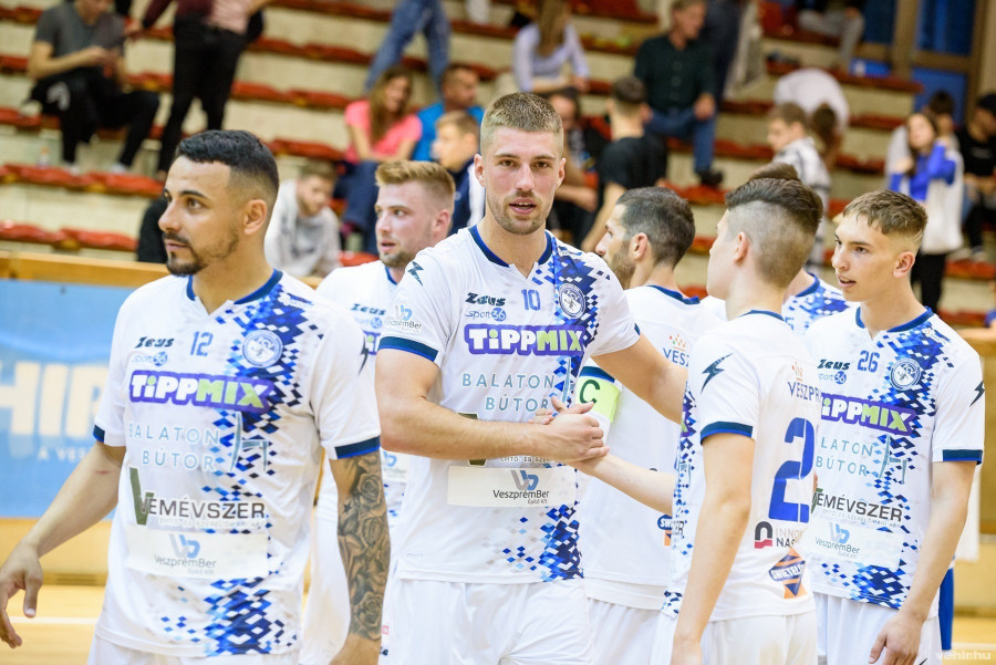 A veszprémi futsalosok mindent megtettek a bravúr érdekében, de pont nélkül maradtak (archív fotó)