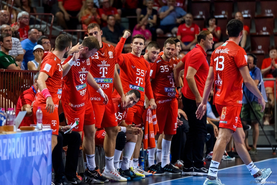 Szombaton a döntőben lép pályára a Veszprém (archív fotó)