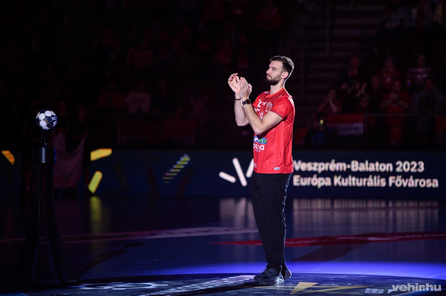 Nedim Remili a szerda esti, GOG elleni BL-meccs előtt mát be is mutatkozott a szurkolóknak