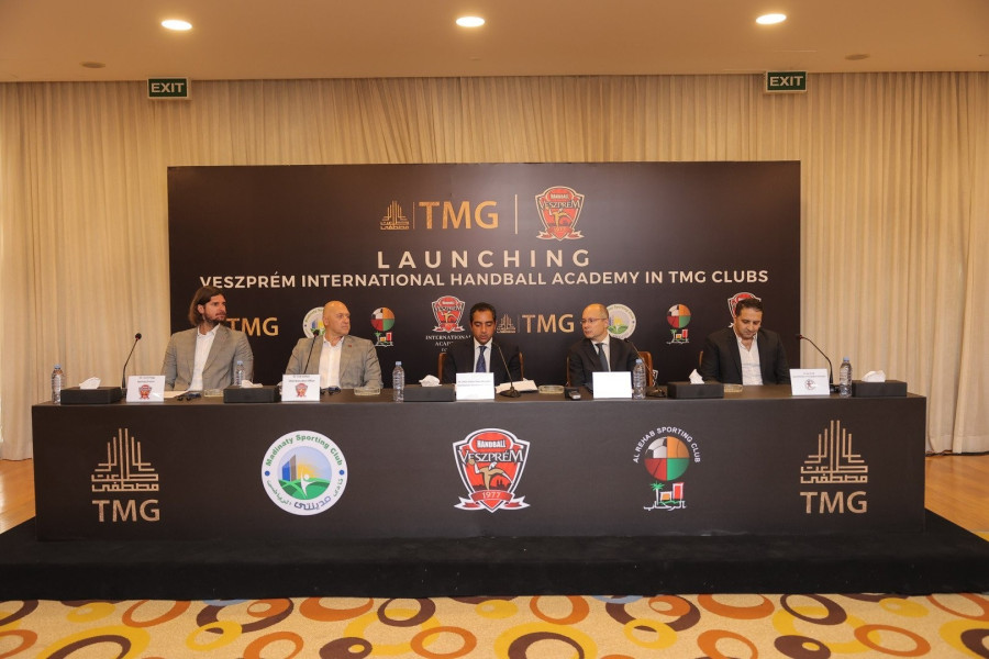Egyiptomban létesít kézilabda akadémiát a bakonyi kézilabdaklub - fotó: Telekom Veszprém