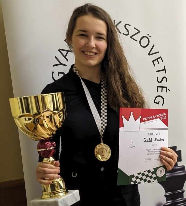Gaál Zsóka felnőtt magyar bajnok - Fotó: Gaál Zsóka Facebook