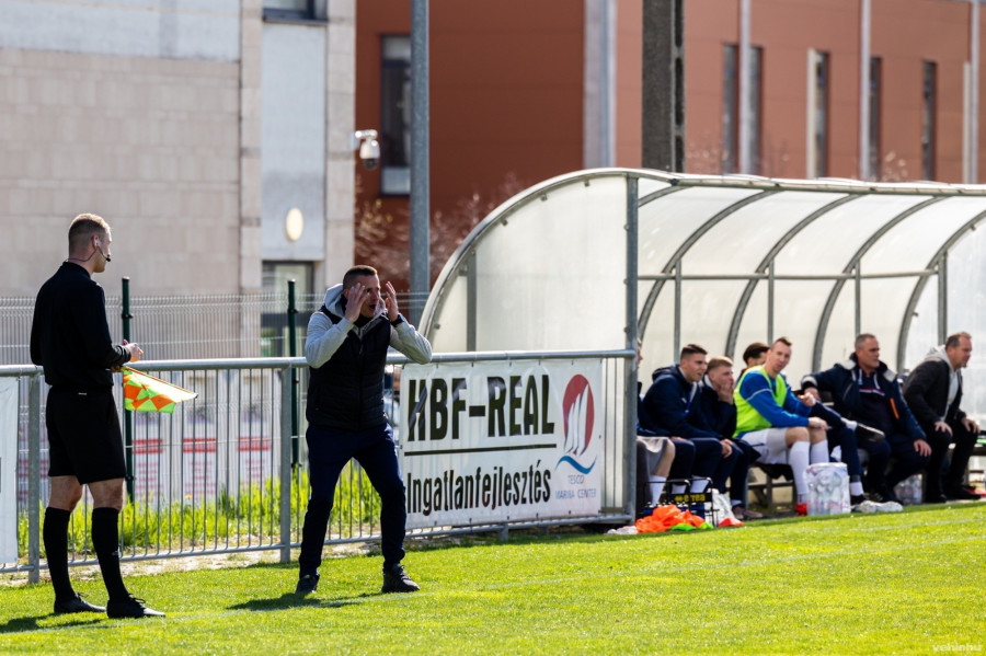 Pető Tamás elégedetlen volt játékosai teljesítményével (archív fénykép)