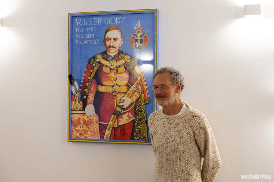 Szeglethy portréját Somogyi Győző festőművész készítette el