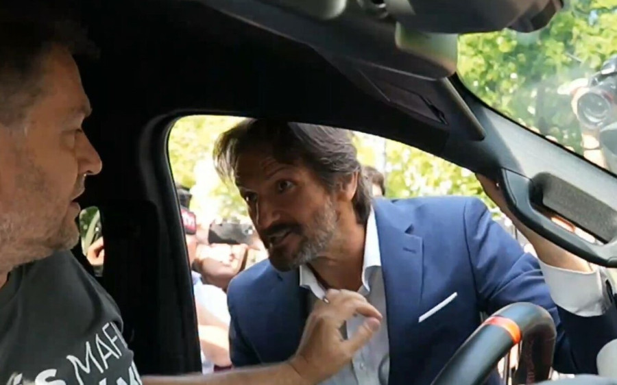 A két politikus összetűzése