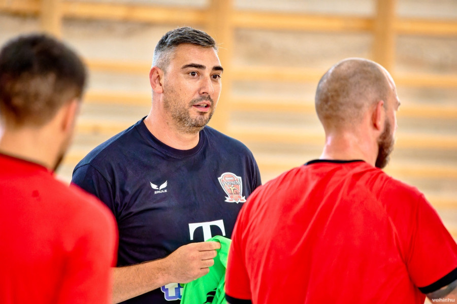 Gulyás Péter kiemelkedő küzdőszellemet vár a játékosaiktól (archív fénykép)
